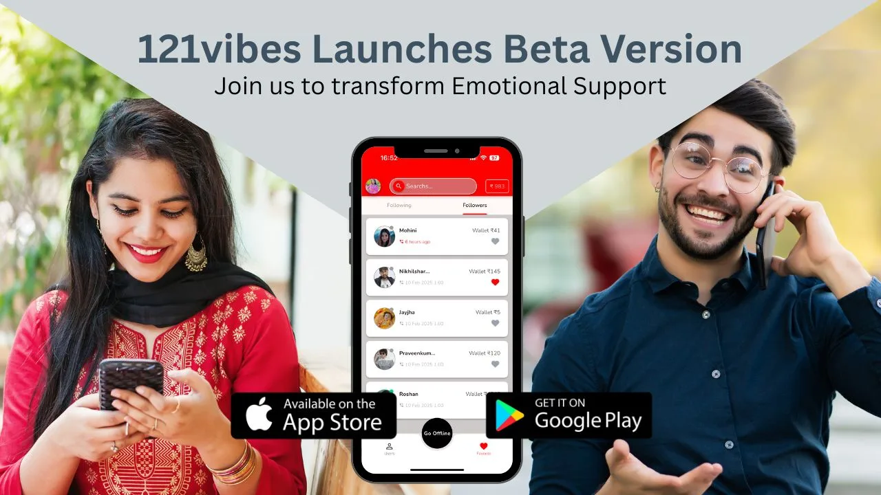 121vibes Launches Beta Testing: Join Us to Transform Emotional Support